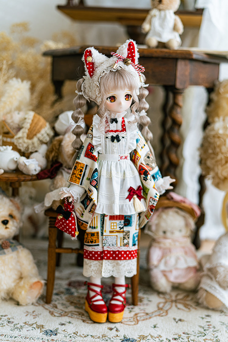 【SDM~SD/DD】 black cat cafe hair band