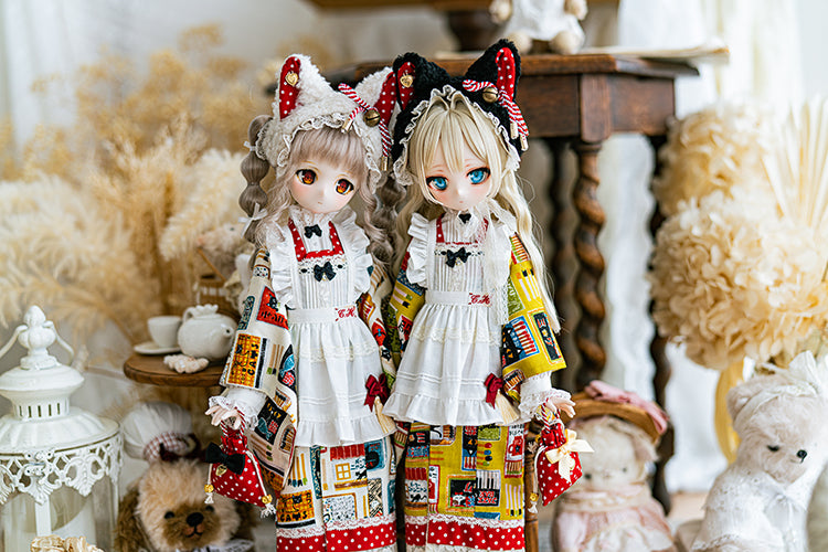 【SDM~SD/DD】 black cat cafe hair band