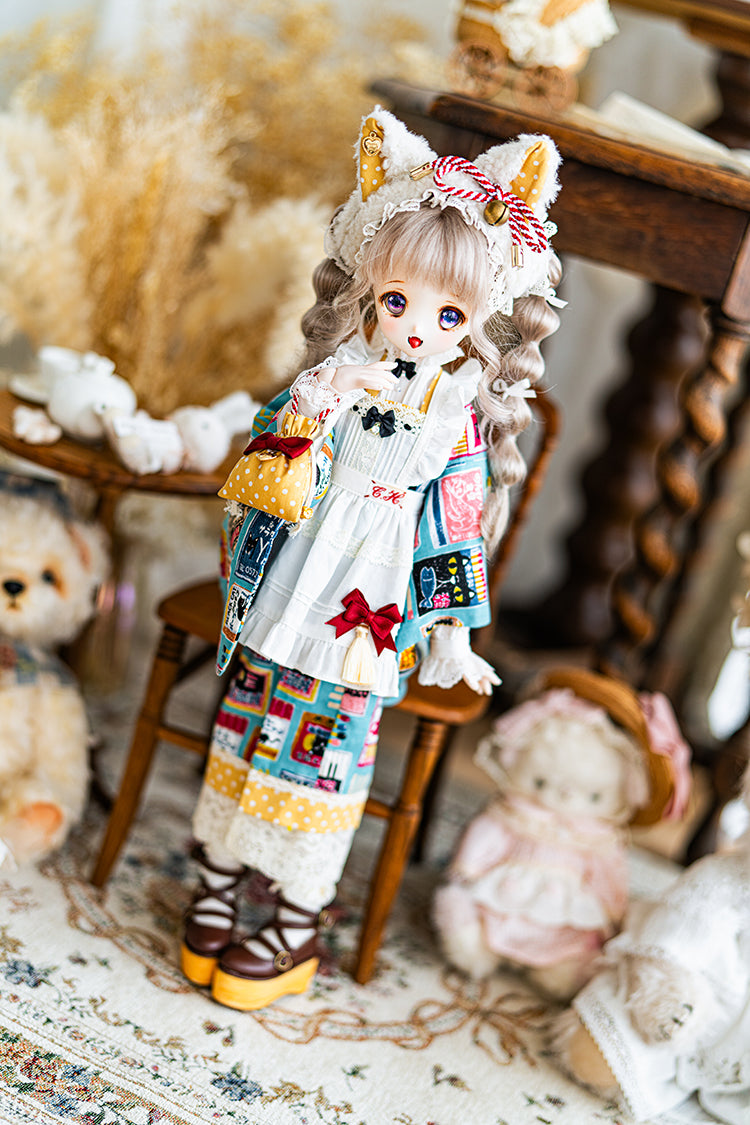 【SDM~SD/DD】 black cat cafe hair band