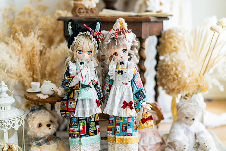 【SDM~SD/DD】 black cat cafe hair band