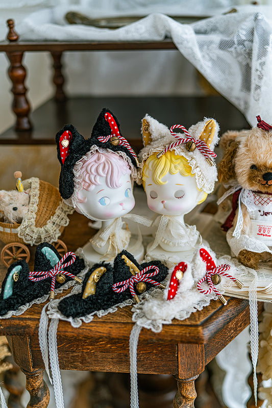 【SDM~SD/DD】 black cat cafe hair band