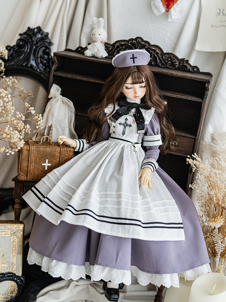 【SD/DD~SD16girl】 Psychiatric hospital one-piece full set