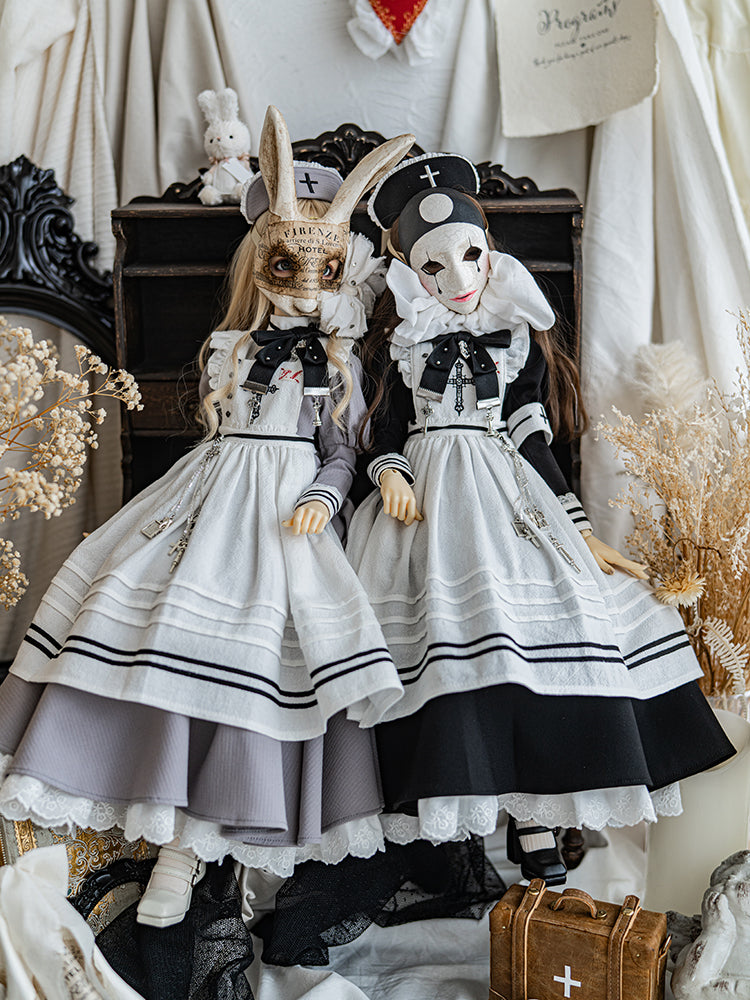 【SD/DD~SD16girl】 Psychiatric hospital one-piece full set