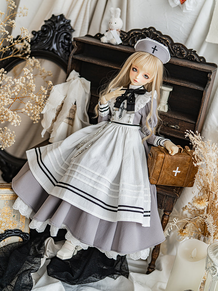 【SD/DD~SD16girl】 Psychiatric hospital one-piece full set