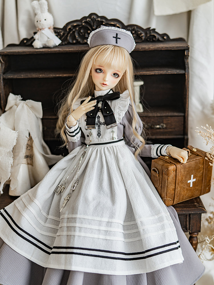 【SD/DD~SD16girl】 Psychiatric hospital one-piece full set