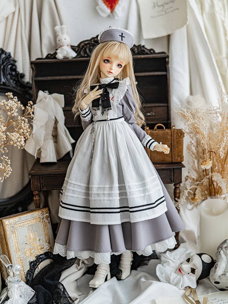 【SD/DD~SD16girl】 Psychiatric hospital one-piece full set