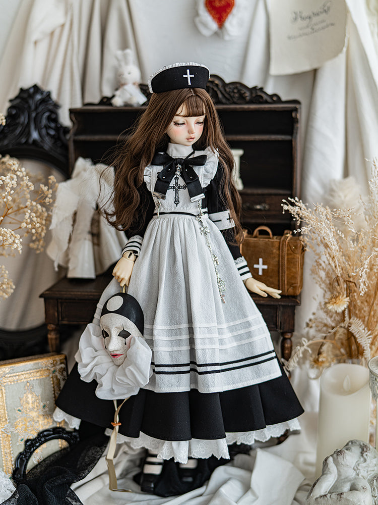 【SD/DD~SD16girl】 Psychiatric hospital one-piece full set