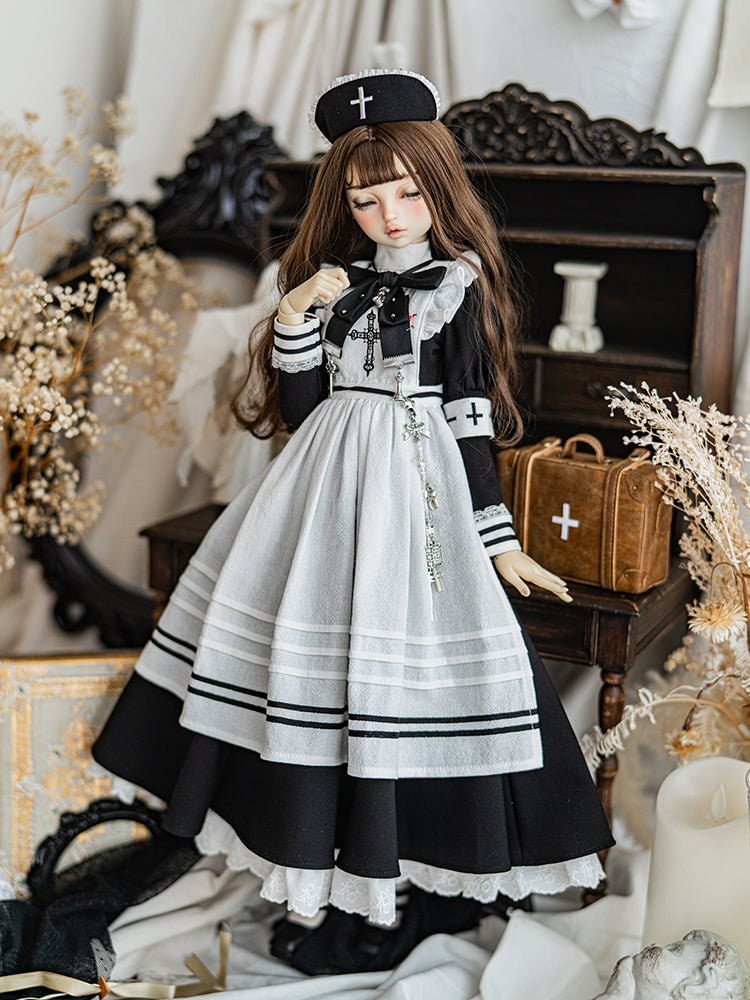 【SD/DD~SD16girl】 Psychiatric hospital one-piece full set